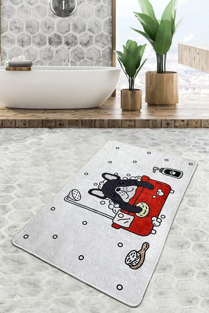 Asir vannivaip Dogs Shower, 80x100 cm hind ja info | Vannitoa aksessuaarid | hansapost.ee