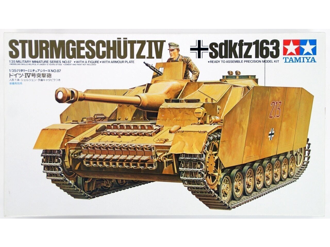 Tamiya - Sturmgeschütz IV sdkfz163, 1/35, 35087 цена и информация | Klotsid ja konstruktorid | hansapost.ee