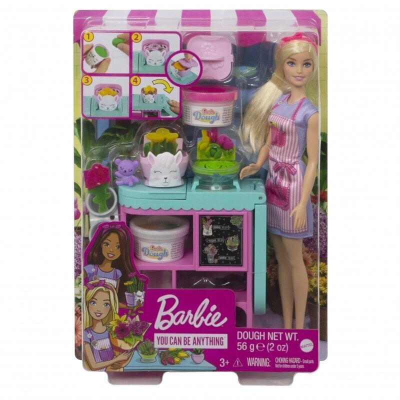 Nukk Barbie komplekt "Lillepood" цена и информация | Mänguasjad tüdrukutele | hansapost.ee