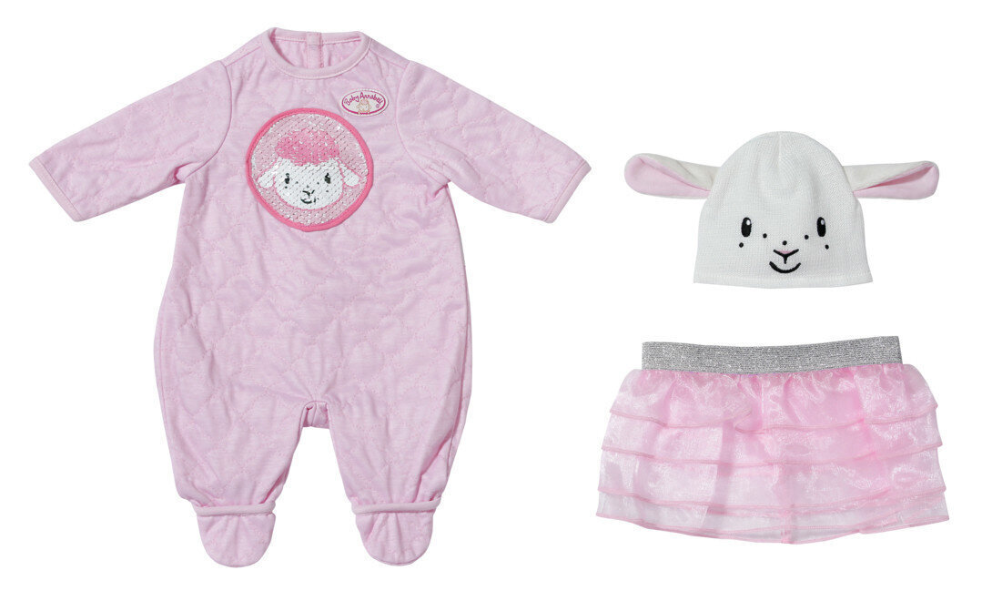 Nuku riidekomplekt Baby Annabell Deluxe Sequin Set, 43cm hind ja info | Mänguasjad tüdrukutele | hansapost.ee