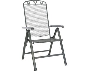 Складной наружный стул Toulouse 58x64, серый цена и информация | Садовые стулья, кресла, пуфы | hansapost.ee