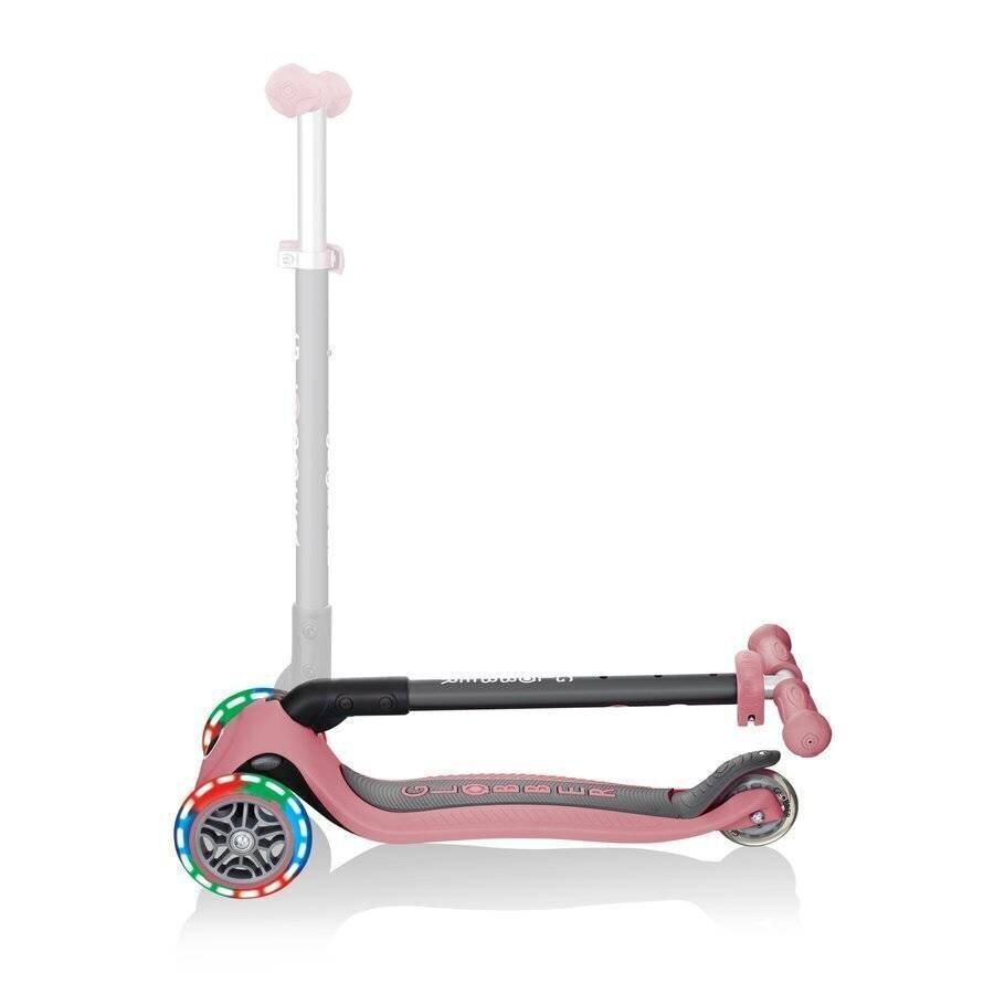 Laste tõukeratas Globber Primo Foldable Lights Pastel pink hind ja info | Tõukerattad | hansapost.ee