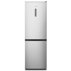 Комбинированный холодильник Hisense RB390N4BC2, нержавеющая сталь (186 x 60 см) цена и информация | Холодильники | hansapost.ee