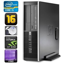 HP 8100 Elite SFF i5-750 16GB 1TB GT1030 2GB DVD Win10Pro [uuendatud] цена и информация | Стационарные компьютеры | hansapost.ee