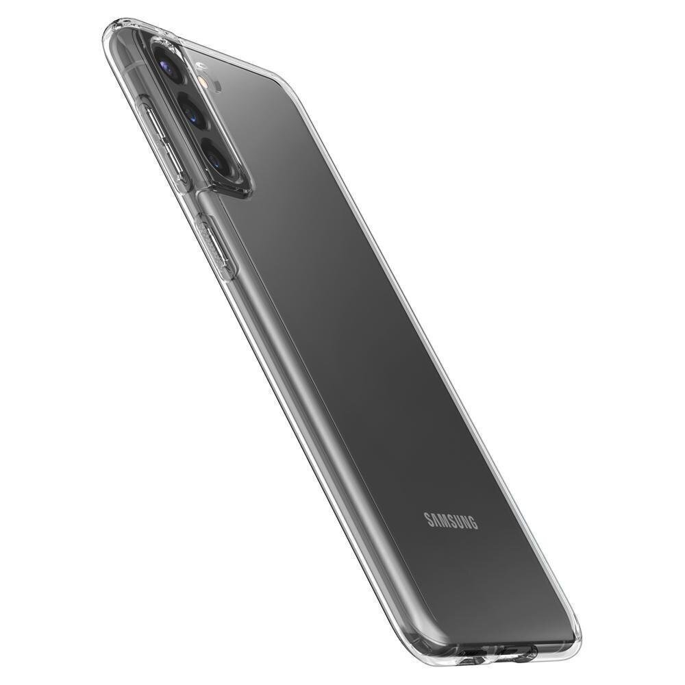 Silikoonümbris Spigen Liquid Crystal, Samsung G991 Galaxy S21 5G, läbipaistev hind ja info | Telefonide kaitsekaaned ja -ümbrised | hansapost.ee