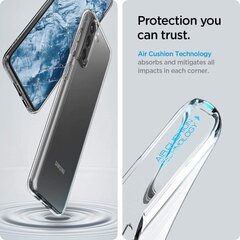 Silikoonümbris Spigen Liquid Crystal, Samsung G991 Galaxy S21 5G, läbipaistev цена и информация | Чехлы для телефонов | hansapost.ee