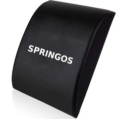 Подушка под спину Springos, черная цена и информация | Другие товары для фитнеса | hansapost.ee