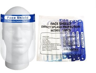 Защитная маска с налобной накладкой 10шт. цена и информация | Защита для лица и головы | hansapost.ee