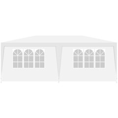 Aiapaviljon Saska Garden, 6x3 m, valge price and information | Canopies and garden sheds | hansapost.ee