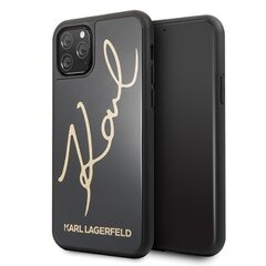 Karl Lagerfeld, telefonile Apple iPhone 11 Pro, must hind ja info | Telefonide kaitsekaaned ja -ümbrised | hansapost.ee