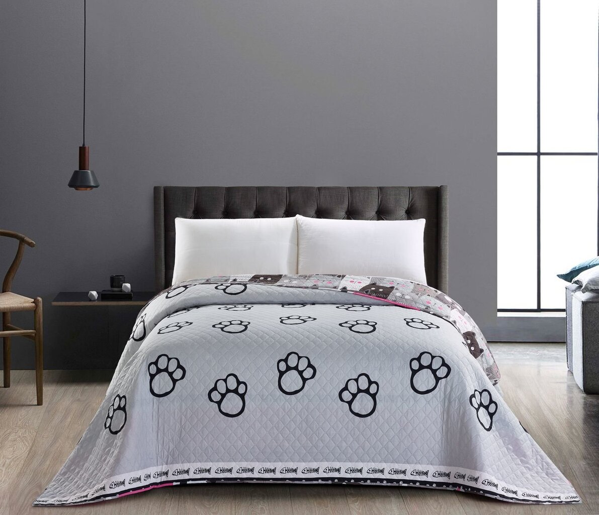 Kahepoolne voodikate DecoKing Cats Invasion, 220 x 240 cm цена и информация | Pleedid, voodikatted ja päevatekid | hansapost.ee