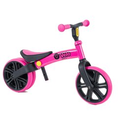 Балансировочный велосипед Yvolution Velo Junior, розовый цена и информация | Балансировочные велосипеды | hansapost.ee