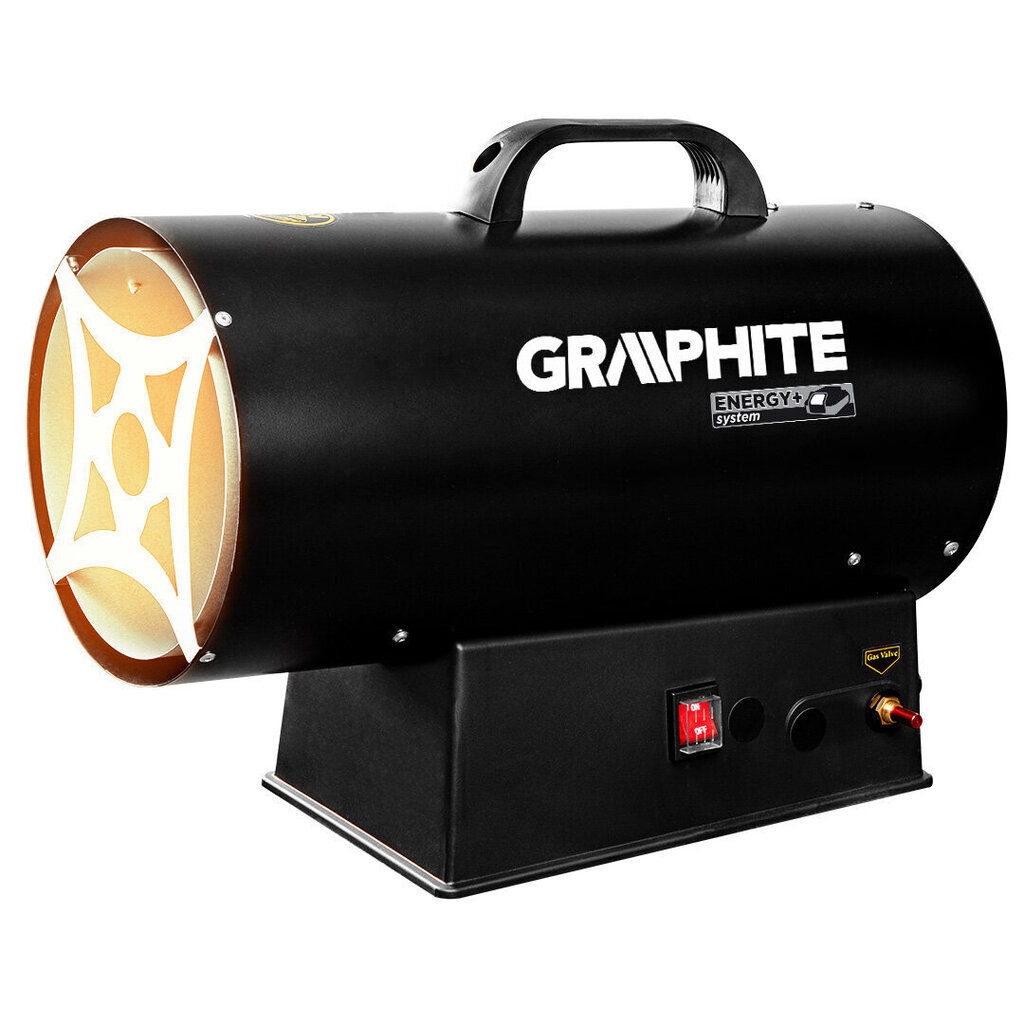 Akuga gaasiküttekeha GRAPHITE 58GE101 30KW, 18V, ilma akuta hind ja info | Küttekehad | hansapost.ee