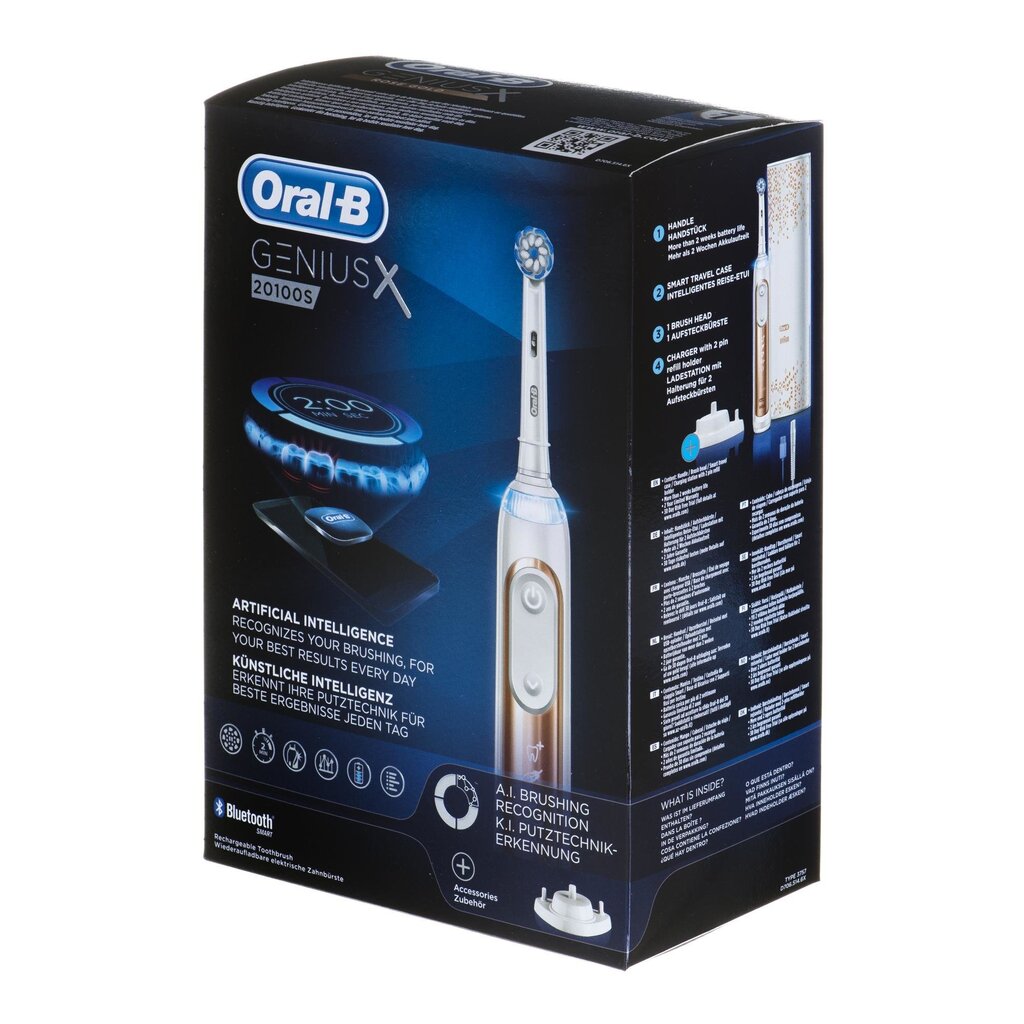 Oral-B Genius X 20100S Rose hind ja info | Elektrilised hambaharjad | hansapost.ee