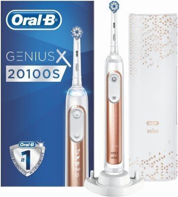 Oral-B Genius X 20100S Rose цена и информация | Elektrilised hambaharjad | hansapost.ee