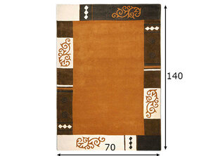 Ковер Ambadi, коричневый, 70x140 см цена и информация | Ковры | hansapost.ee