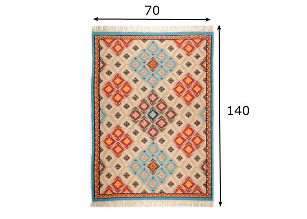 Villane vaip Kelim Royal, kirju, 70 x 140 cm hind ja info | Vaibad | hansapost.ee