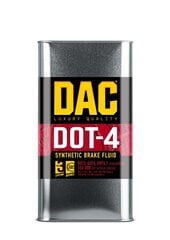 Тормозная жидкость DAC DOT-4, 5L цена и информация | DAC Автотовары | hansapost.ee