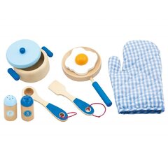 Игрушечный деревянный набор кухонных принадлежностей, синий цена и информация | Viga Игрушки | hansapost.ee