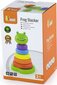 Puidust värviline püramiid Konn цена и информация | Beebide mänguasjad | hansapost.ee
