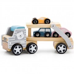 VISA puidust puksiir „PolarB” autodega hind ja info | Beebide mänguasjad | hansapost.ee