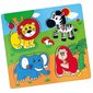 Puidust pusle ZOO loomad ,,Viga Toys" hind ja info | Arendavad laste mänguasjad | hansapost.ee