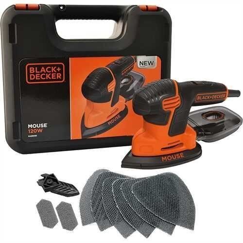 Šlifuoklis Black&Decker Delta KA2500K 120 W + šlifavimo priedai price and information | Lihvmasinad | hansapost.ee