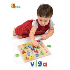 Деревянный образовательный пазл Алфавит цена и информация | Развивающие игрушки для детей | hansapost.ee