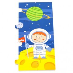 Puidust pusle, kosmos 24 tk Viga hind ja info | Arendavad laste mänguasjad | hansapost.ee