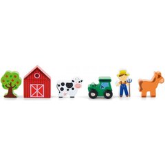 Набор деревянных фигурок "Ферма", Viga, 6 шт. цена и информация | Игрушки для мальчиков | hansapost.ee