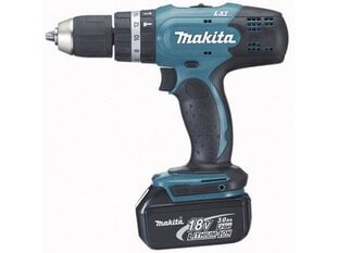 Аккумуляторная ударная дрель-шуруповёрт Makita DHP453RFE, 18V цена и информация | Дрели и шуруповёрты | hansapost.ee