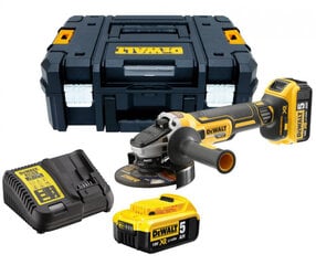 Nurklihvija DeWalt DCG405P2; 18 V; 2x5,0 Ah aku hind ja info | Lihvmasinad | hansapost.ee