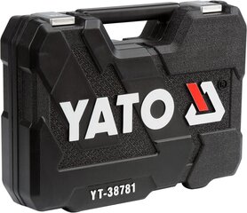 Tööriistakomplekt 1/4 , 1/2 (77 tk.) YT-38781 YATO hind ja info | Käsitööriistad | hansapost.ee