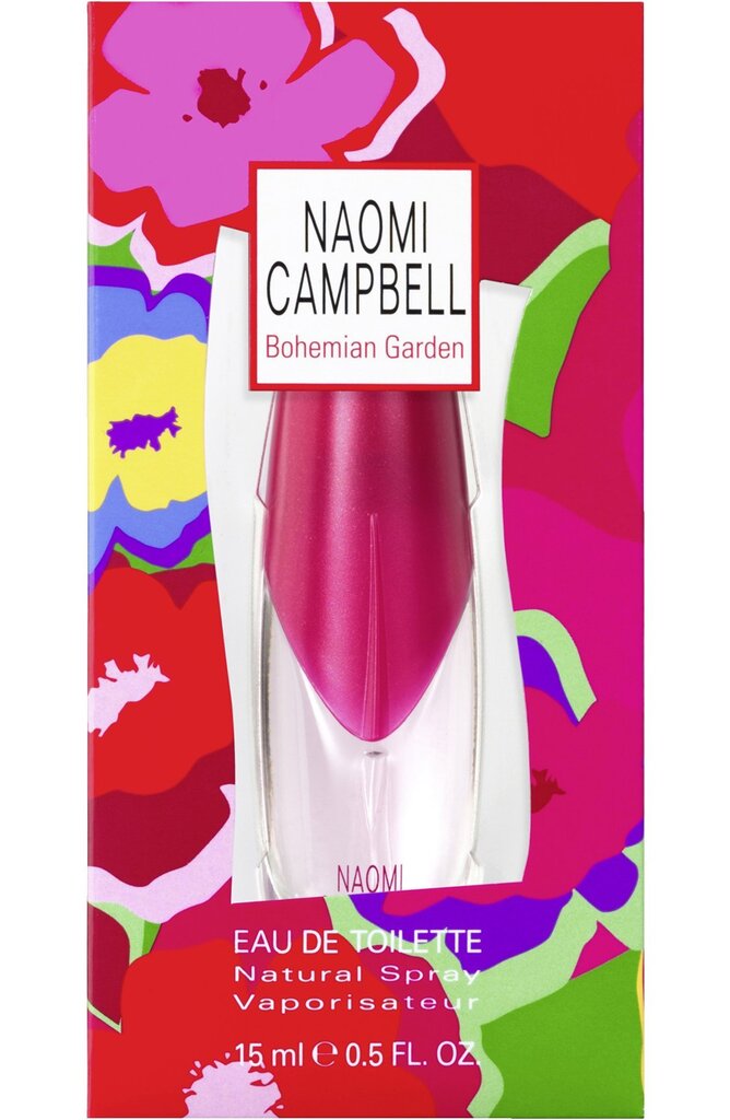 Naomi Campbell Bohemian Garden EDT naistele 15 ml цена и информация | Parfüümid naistele | hansapost.ee