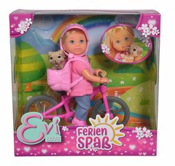 Кукла велосипедист Simba Evi Love, 12 см цена и информация | Игрушки для девочек | hansapost.ee
