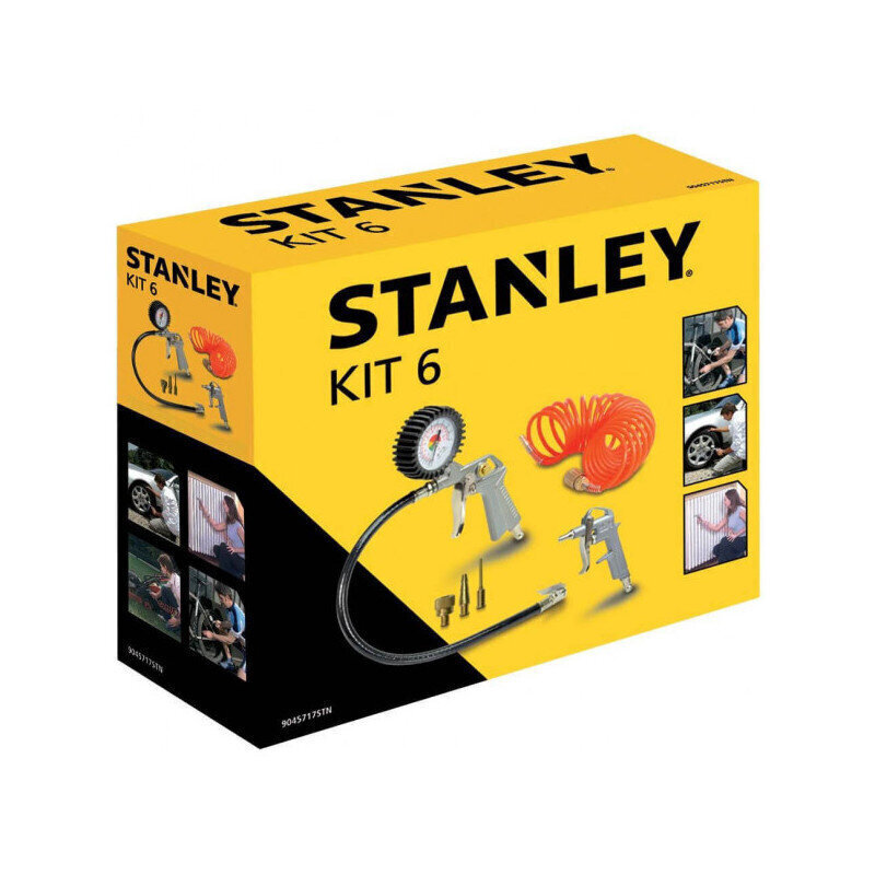 Õhkotsikud KIT 6 Stanley цена и информация | Käsitööriistad | hansapost.ee