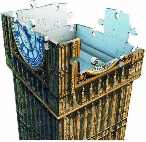 Ravensburger Puzzle 3D 216 el. Big Ben 125548 hind ja info | Pusled lastele ja täiskasvanutele | hansapost.ee