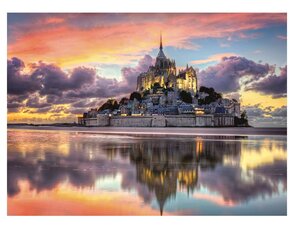 Пазл с горой Сан-Мишель Clementoni Le Magnifique Mont Saint-Michel, 39367, 1000 д. цена и информация | Пазлы | hansapost.ee