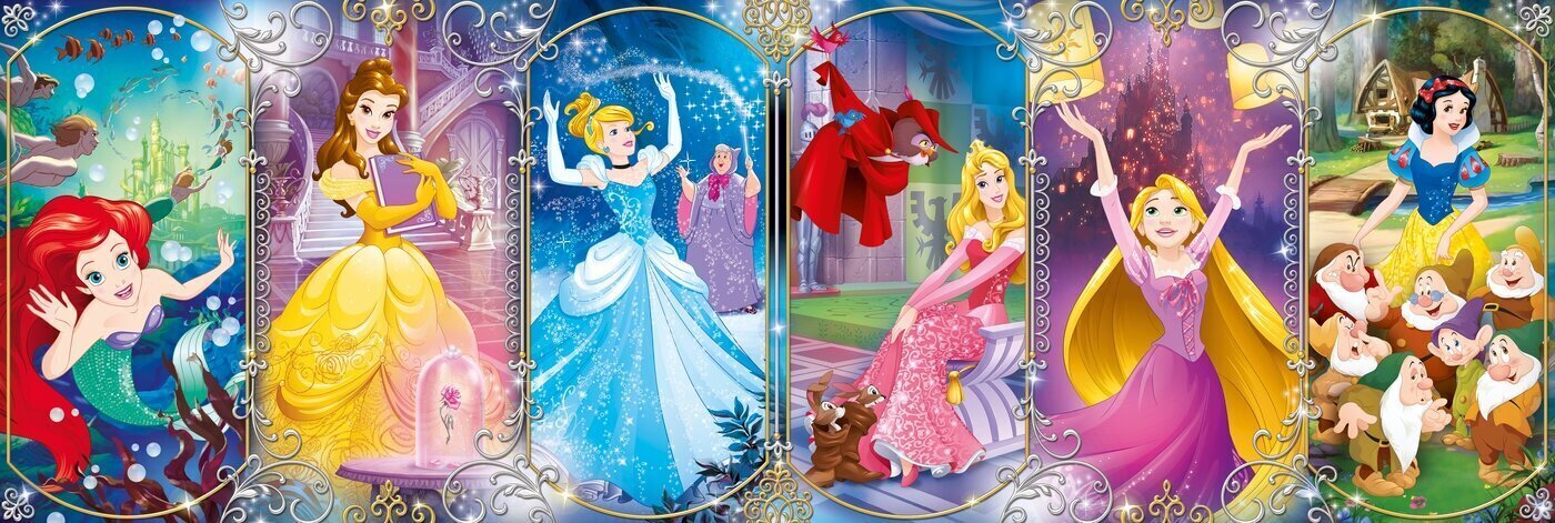 Pusle Clementoni Disney printsess (Disney Princess), 39444, 1000 osaline hind ja info | Pusled lastele ja täiskasvanutele | hansapost.ee