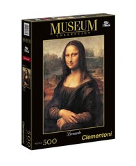 Pusle Clementoni Museum: Mona Lisa, 500 tk hind ja info | Pusled lastele ja täiskasvanutele | hansapost.ee