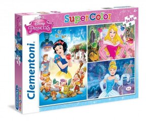 Clementoni Puzzle 3x48 дет. Disney Princess цена и информация | Пазлы | hansapost.ee