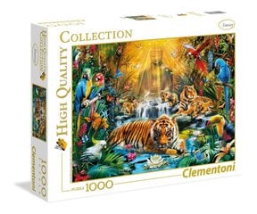 Pusle Clementoni 39380 Müstilised tiigrid, 1000 tk. hind ja info | Pusled lastele ja täiskasvanutele | hansapost.ee