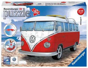 Ravensburger 3D pusle 162 tk Volkswagen buss hind ja info | Pusled lastele ja täiskasvanutele | hansapost.ee
