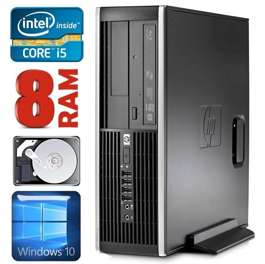 HP 8100 Elite SFF i5-750 8GB 250GB NVS295 DVD Win10 [uuendatud] цена и информация | Lauaarvutid | hansapost.ee