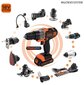 Multifunktsionaalne akuga seade Black&Decker MT218K 18V Multievo&trade цена и информация | Akutrellid, puurid ja kruvikeerajad | hansapost.ee