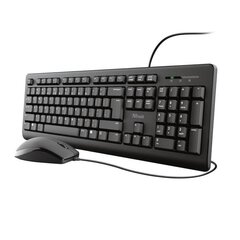 Проводная клавиатура Trust Primo, черная цена и информация | Клавиатура с игровой мышью 3GO COMBODRILEW2 USB ES | hansapost.ee