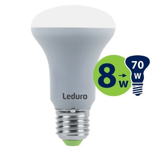 LEDURO Power consumption 8 Watts Luminous flux 700 Lumen 3000 K 220-240V Beam angle 180 degrees 21177 цена и информация | Lambipirnid ja LED-pirnid | hansapost.ee