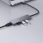HUB CB-H3 USB-A aluminum | Ultra Slim | 4w1 | 4xUSB 3.0 | 5Gbps hind ja info | USB adapterid ja jagajad | hansapost.ee
