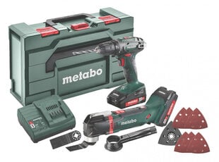 18V Combo: akutrell BS 18 + akuga multitööriist MT 18 LTX, Metabo hind ja info | Akutrellid, puurid ja kruvikeerajad | hansapost.ee