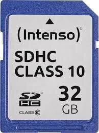 MEMORY SDHC 32GB C10/3411480 INTENSO hind ja info | Mälukaardid mobiiltelefonidele | hansapost.ee